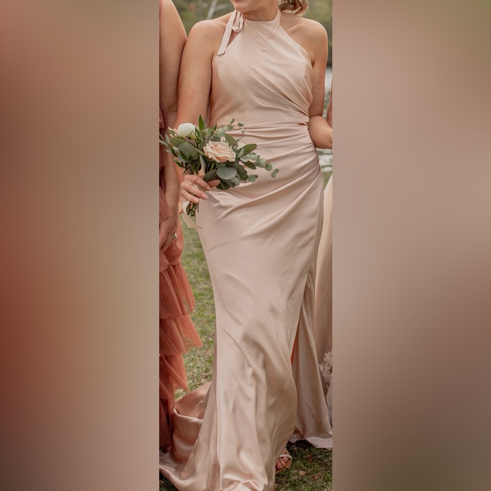 Revelry Blush Satin Fallon